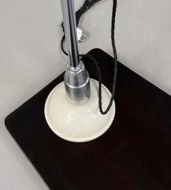 Online Pamono Chrome Floor Lamp with Glass Shade, 1960s