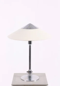 Discount Pamono Chrome Kongelys Table Lamp from Niels Rasmussen Thykier, Denmark, 1930s
