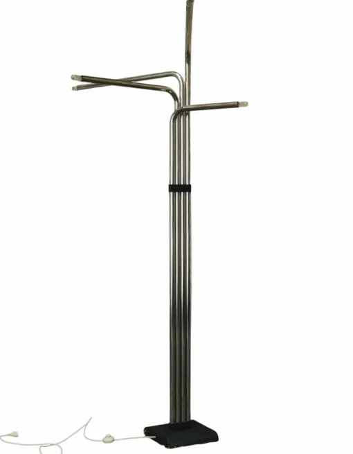 Best Pamono Chrome Metal 4-Arm Floor Lamp by Goffredo Reggiani, Italy, 1970s