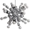 New Pamono Chrome Sputnik Ceiling Lamp by Goffredo Reggiani, Italy, 1970s