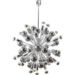 Best Pamono Chrome Sputnik Ceiling Lamp attributed to Cosack, 1970s