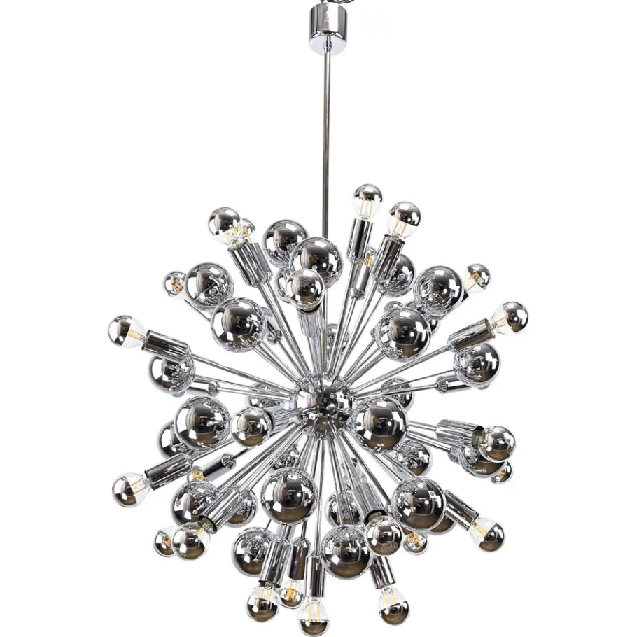 Best Pamono Chrome Sputnik Ceiling Lamp attributed to Cosack, 1970s
