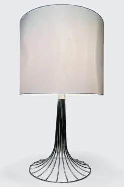 Pamono Chrome Table Lamps by Verner Panton for Fritz Hansen, Denmark, 1960s