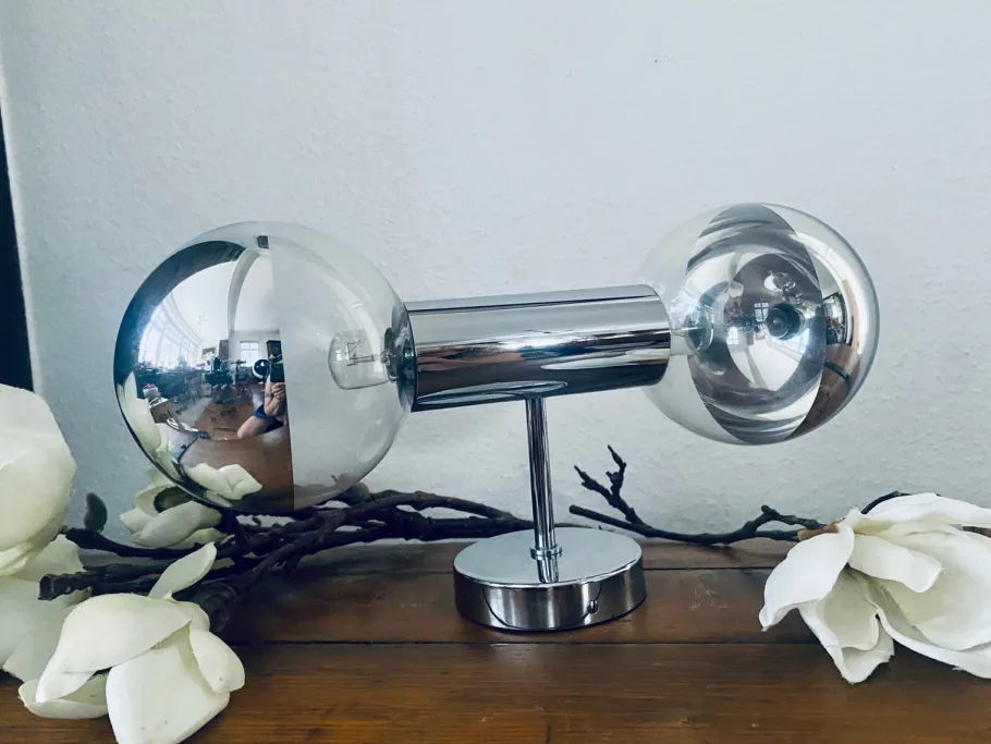 Hot Pamono Chrome Wall Lamps by Motoko Ishii for Staff Leuchten, 1960, Set of 2
