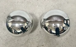 Discount Pamono Chromed Glass Sconces or Ceiling Lamps by Motoko Ishii for Staff, Germany 1960s, Set of 2