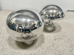 Discount Pamono Chromed Glass Sconces or Ceiling Lamps by Motoko Ishii for Staff, Germany 1960s, Set of 2