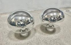 Discount Pamono Chromed Glass Sconces or Ceiling Lamps by Motoko Ishii for Staff, Germany 1960s, Set of 2