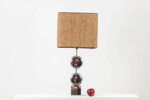 Best Pamono Chrome-Plated Metal Lamp from Chalier Paris, 1970