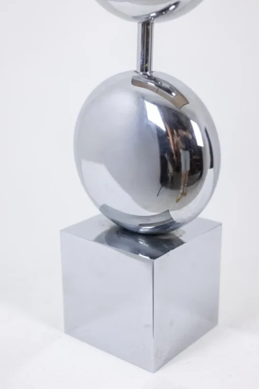 Best Pamono Chrome-Plated Metal Lamp from Chalier Paris, 1970