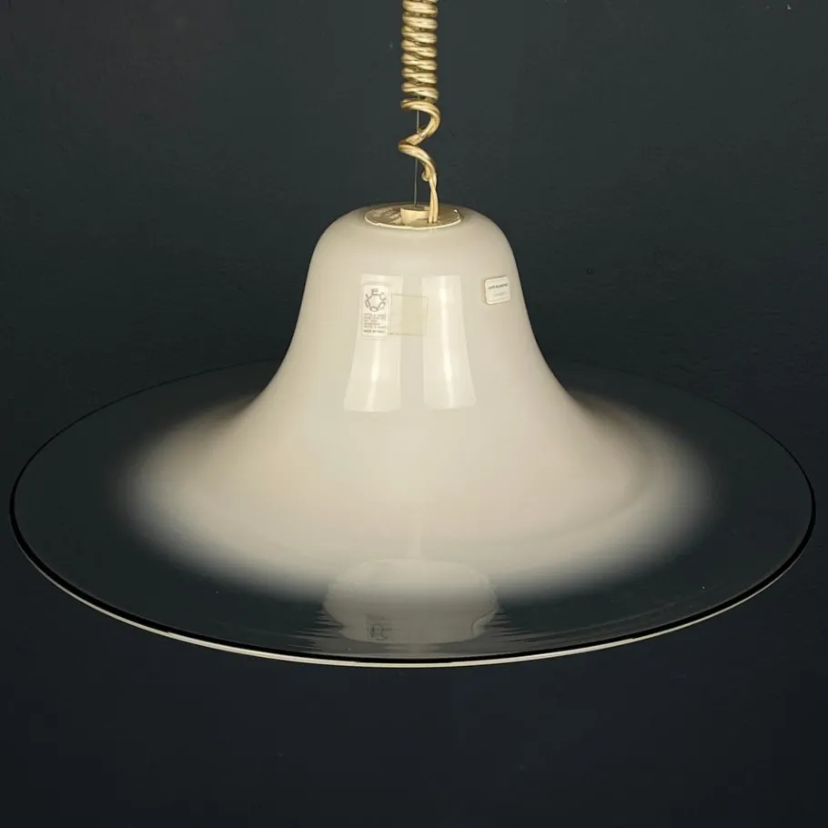 Hot Pamono Cinea Murano Pendant Lamp by Giusto Toso for Leucos, Italy, 1970s