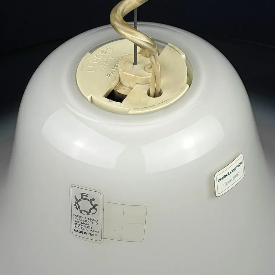 Hot Pamono Cinea Murano Pendant Lamp by Giusto Toso for Leucos, Italy, 1970s