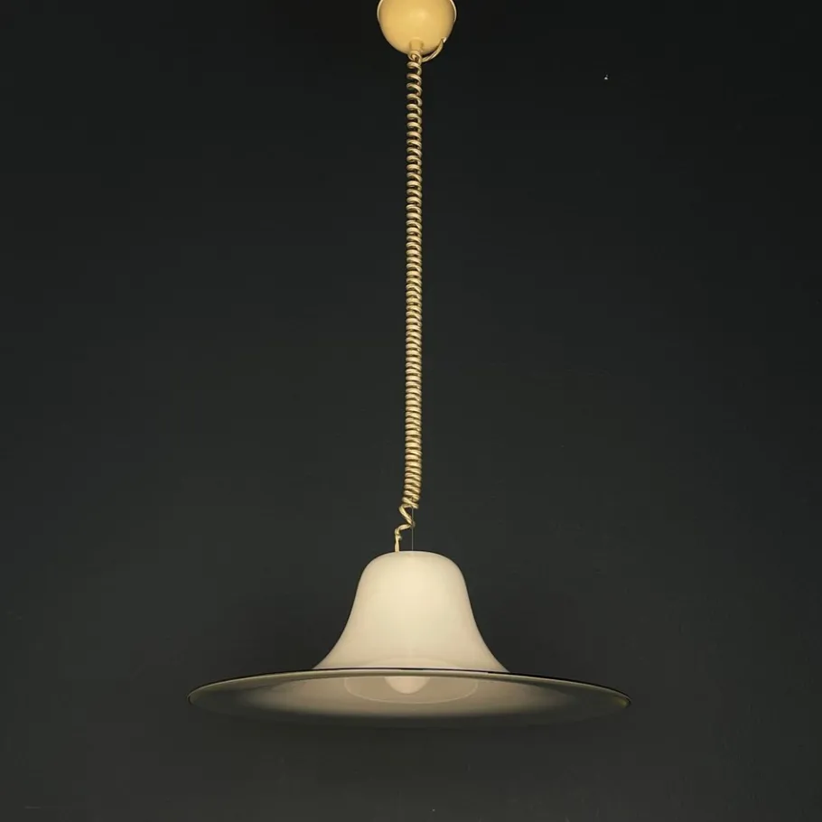 Hot Pamono Cinea Murano Pendant Lamp by Giusto Toso for Leucos, Italy, 1970s