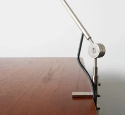 Outlet Pamono Clamp Table Lamp 255 by Tito Agnoli for O-Luce, 1950s