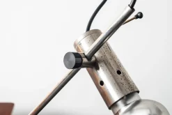 Outlet Pamono Clamp Table Lamp 255 by Tito Agnoli for O-Luce, 1950s