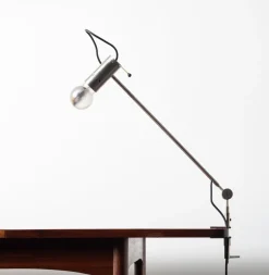 Outlet Pamono Clamp Table Lamp 255 by Tito Agnoli for O-Luce, 1950s