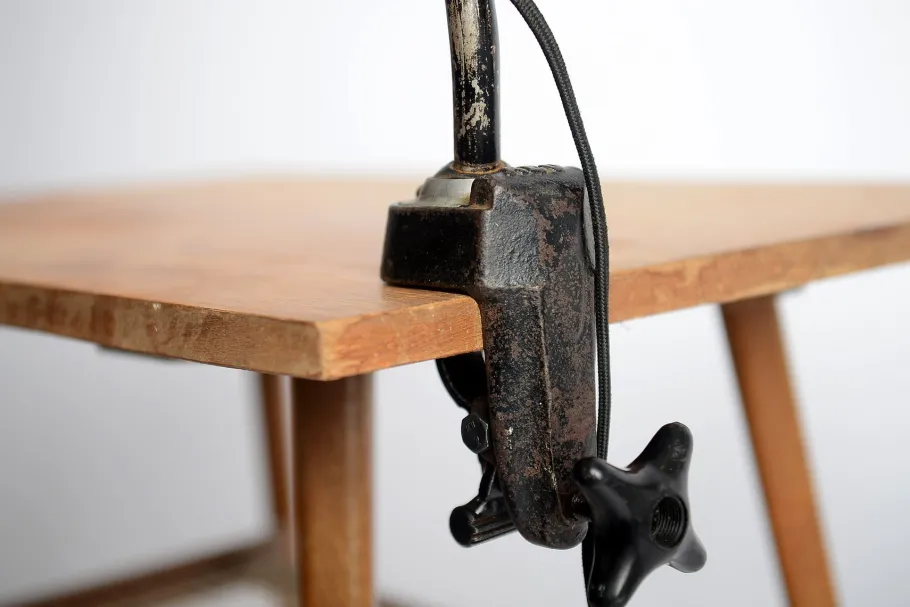 Best Pamono Clamp Table Lamp by Peter Behrens for Aeg, Germany, 1920s
