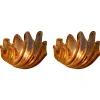 Best Pamono Clamshell Sconces by Barovier E Toso, Set of 2