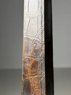 Online Pamono Classic Leather Lamp Base