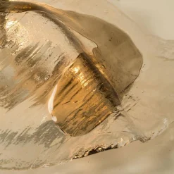 Sale Pamono Clear and Brown Glass Wall Light by J. T. Kalmar for Kalmar, 1965