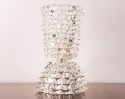 Sale Pamono Clear Rostri Murano Glass Table Lamp
