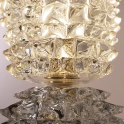 Sale Pamono Clear Rostri Murano Glass Table Lamp