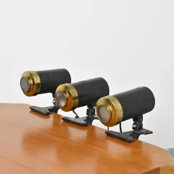 Sale Pamono Clip-on Lamps by Jacques Biny for Lita, 1950s, Set of 3