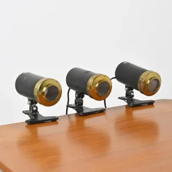 Sale Pamono Clip-on Lamps by Jacques Biny for Lita, 1950s, Set of 3