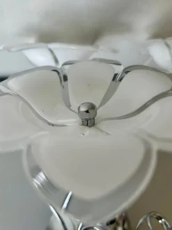 Best Pamono Cloe Wall Lamp in White Murano Glass, 2004, Set of 2