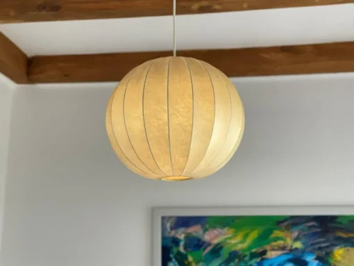 Best Pamono Cocoon Ceiling Lamp from Castiglioni, 1960s