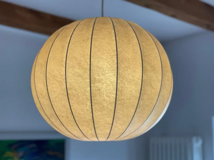 Best Pamono Cocoon Ceiling Lamp from Castiglioni, 1960s