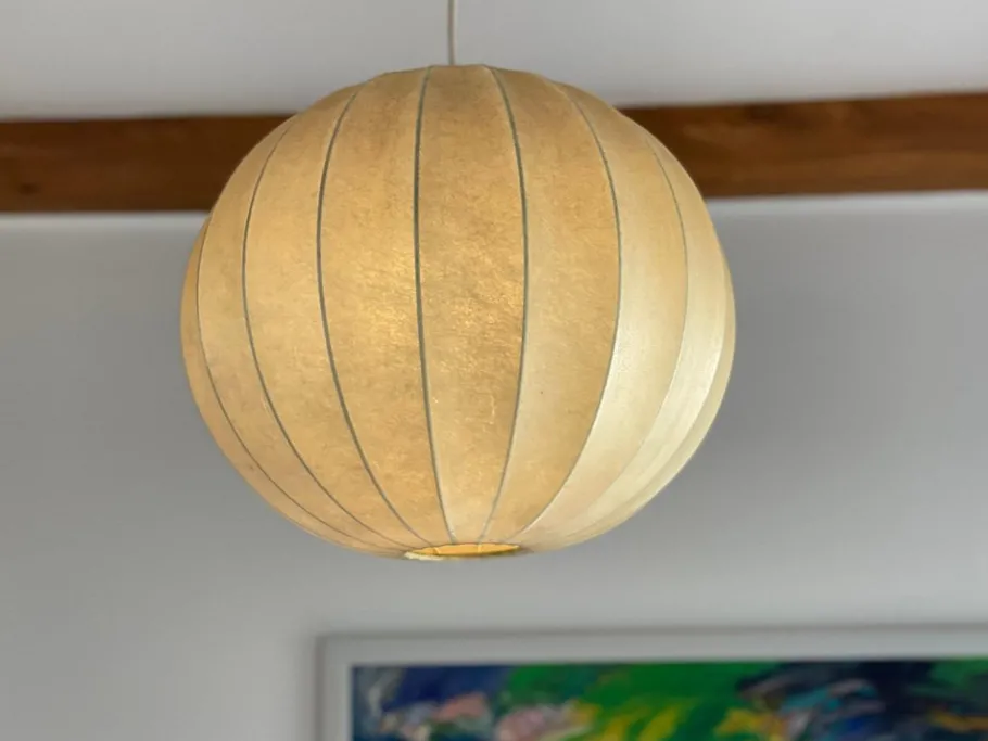 Best Pamono Cocoon Ceiling Lamp from Castiglioni, 1960s