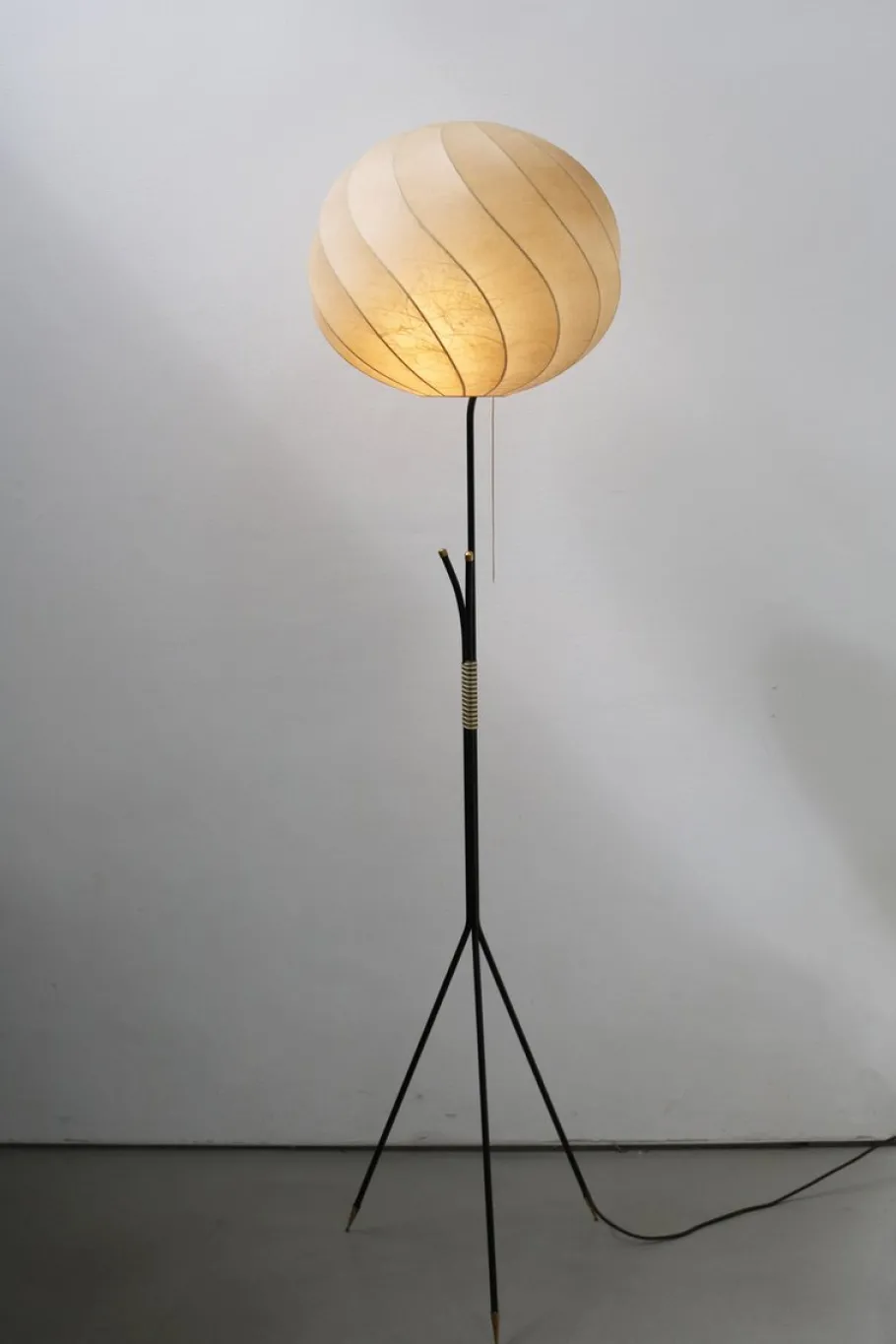 New Pamono Cocoon Floor Lamp by Panton, 1960s