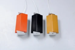 Hot Pamono Colored Metal Adjustable Sconces from Anvia, 1960s, Set of 3