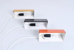 Hot Pamono Colored Metal Adjustable Sconces from Anvia, 1960s, Set of 3