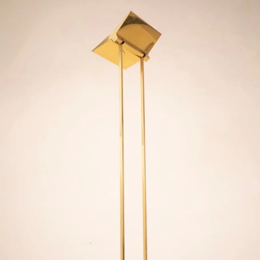 Online Pamono Concord Floor Lamp in Brass by Marco Zotta, 1980s