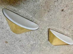 Hot Pamono Cone-Shaped Brass Wall Lamps or Sconces by Glashütte Limburg, 1960s, Set of 2