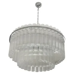 Discount Pamono Contempory Striped Cylinders Chandelier by Simoeng