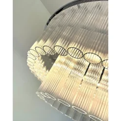 Discount Pamono Contempory Striped Cylinders Chandelier by Simoeng