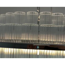 Discount Pamono Contempory Striped Cylinders Chandelier by Simoeng