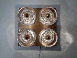 Sale Pamono Copper and Glass Sconce from Cosack, 1960s