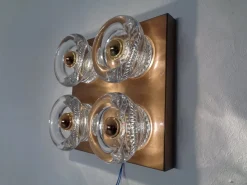 Sale Pamono Copper and Glass Sconce from Cosack, 1960s