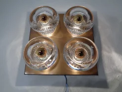 Sale Pamono Copper and Glass Sconce from Cosack, 1960s