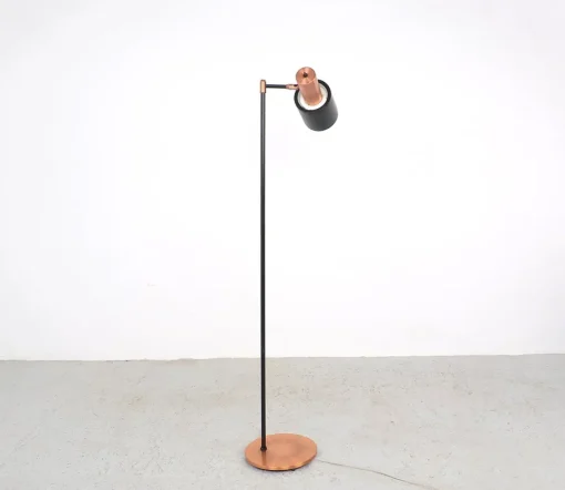Best Pamono Copper Studio Floor Lamp by Jo Hammerborg for Fog & Mørup, 1960s