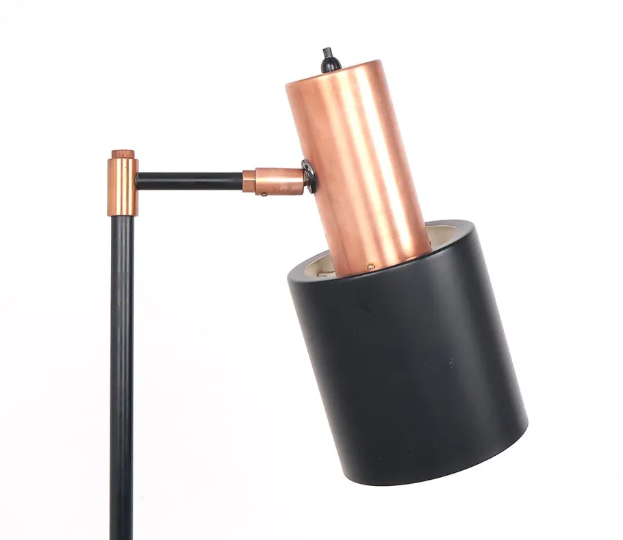 Best Pamono Copper Studio Floor Lamp by Jo Hammerborg for Fog & Mørup, 1960s