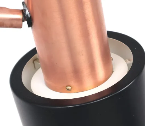 Best Pamono Copper Studio Floor Lamp by Jo Hammerborg for Fog & Mørup, 1960s