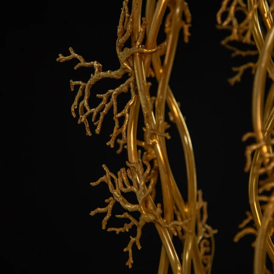 Clearance Pamono Coral and Crystal Chandelier, 1980s