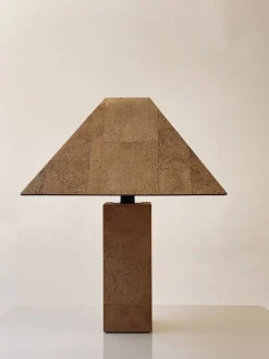 Outlet Pamono Cork Table Lamp by Ingo Maurer for Design M, 1970s