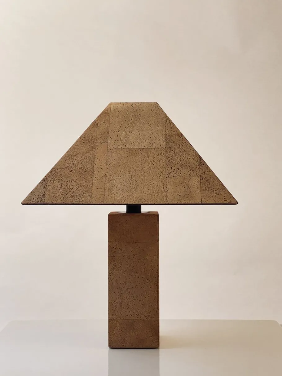 Outlet Pamono Cork Table Lamp by Ingo Maurer for Design M, 1970s