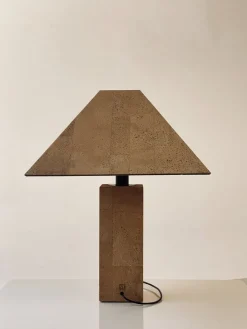 Outlet Pamono Cork Table Lamp by Ingo Maurer for Design M, 1970s