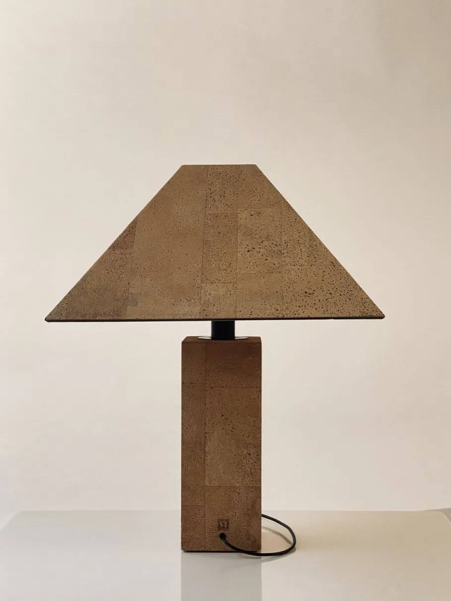 Outlet Pamono Cork Table Lamp by Ingo Maurer for Design M, 1970s